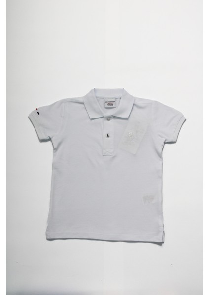 Yeni Koza 1792431 TP01IY024 Us Polo Assn Erkek Çocuk T-Shirt Beyaz
