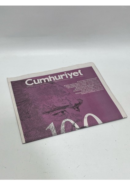 29 Ekim 2023 Cumhuriyet Gazetesi Eki (Çağdaşlaşma) fiyatları