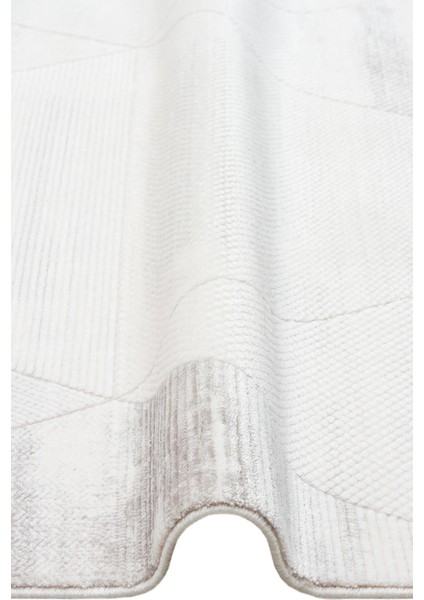 Lykıa Lky 03 Cream Grey Sade ve Modern Akrilik Makine Halısı modelleri
