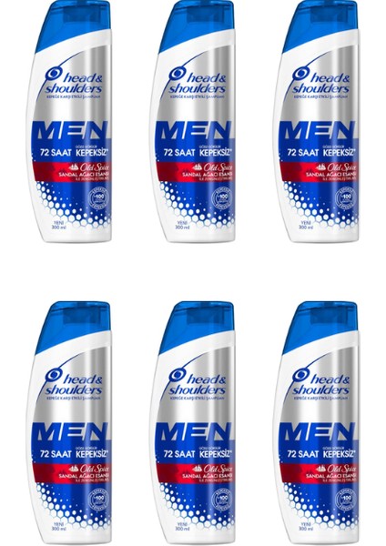 Şampuan Men Ultra Erkeklere Özel Old Spice 300 ml x 6