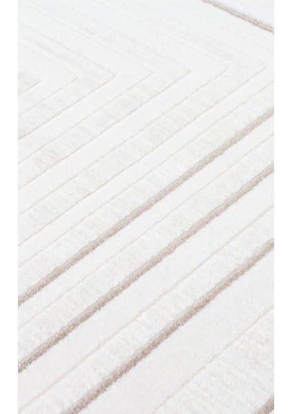 Lykıa Lky 04 Cream Beıge Sade ve Modern Akrilik Makine Halısı fırsatları