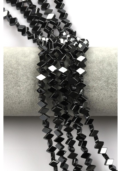 Hematit Dizi 5 x 8 mm Baklava Kesim