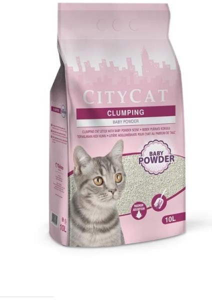 City Cat Baby Powder Ince Kedi Kumu 10 Lt