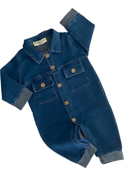 Erkek Bebek Kot Tulum - Bebek Doğum Hediyesi Baby Gift