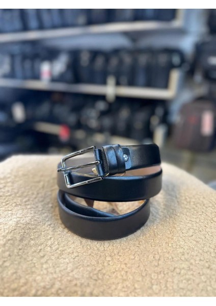 Hakiki Deri Xl-Xxl Büyük Beden Klasik Erkek Kemeri