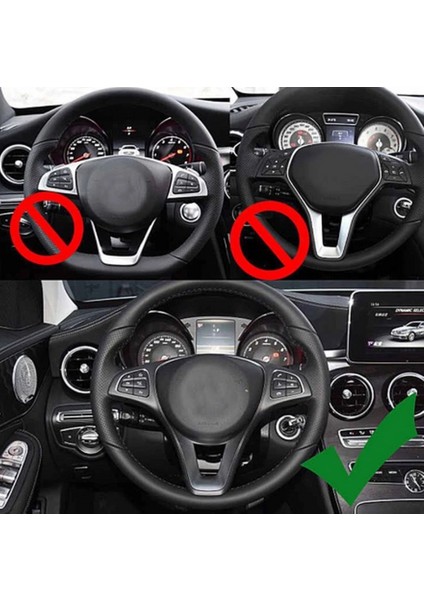 Mercedes Benz Direksiyon Gerçek Karbon Fiber 3m Trim Kaplaması modelleri