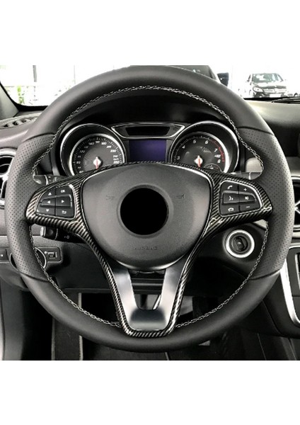 Mercedes Benz Direksiyon Gerçek Karbon Fiber 3m Trim Kaplaması fırsatları