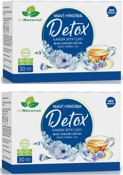 Dr. Natural Mavihindiba Detoks Tozu Karışık Bitki Çayı 30 Şase ( 2 Kutu )