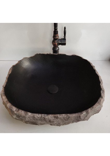 Bazalt Şekilsiz Tasarım Lavabo
