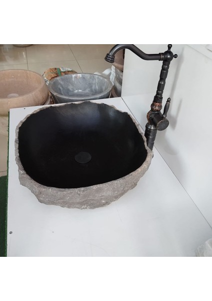 Bazalt Şekilsiz Tasarım Lavabo