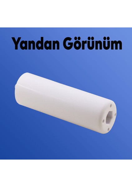 Mobilya Kanepe Koltuk Baza Yükseltici Yükseltme M8 Civatalı Vidalı Orta Destek Ayağı Ayak Beyaz 14cm
