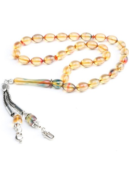 Özel Sıkma Kehribar Kadife Kutulu