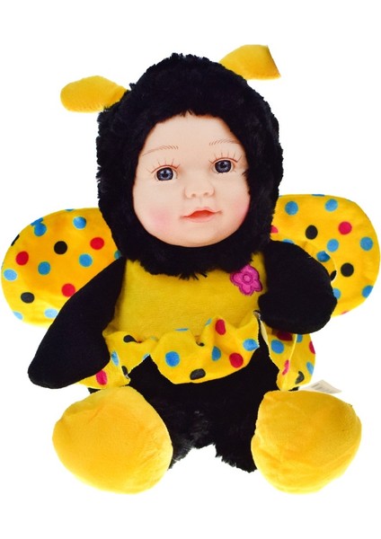 Gerçek Yüzlü Peluş Arı 25 cm