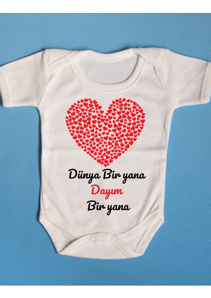 Patobaby Pamuklu Bebek Zıbını Dünya Bir Yana Dayım Bir Yana