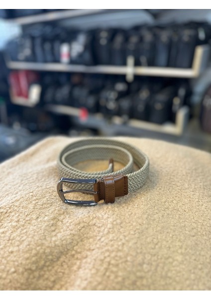 Bene 3,5 cm Örgü Desenli Erkek Kemeri fiyatları