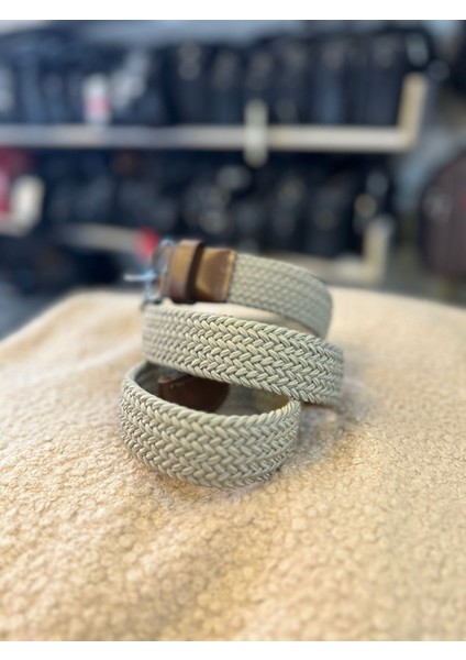 Bene 3,5 cm Örgü Desenli Erkek Kemeri modelleri