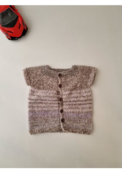 12-18 Ay El Örgüsü Bebek-Çocuk Yeleği