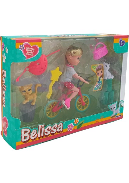 Oyuncak Belissa Bebek ve Bisikleti