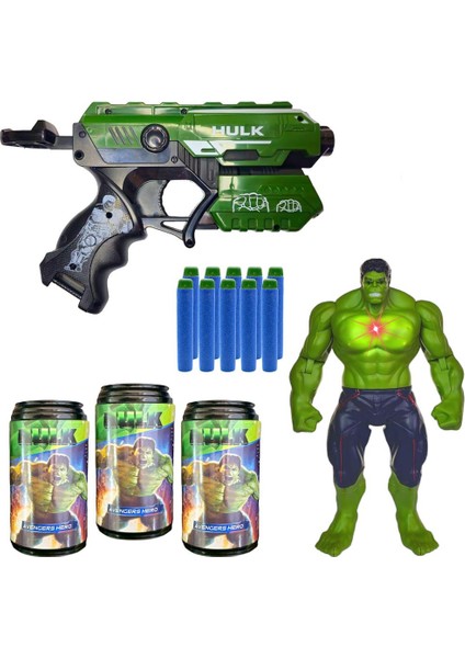 Prestij Bvm Oyuncak Hedefli Soft Mermili Hulk Figürlü Dart Atan FAB.9519