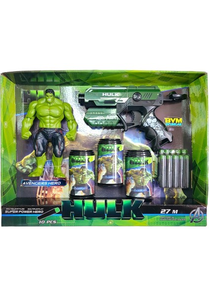 Prestij Bvm Oyuncak Hedefli Soft Mermili Hulk Figürlü Dart Atan FAB.9519