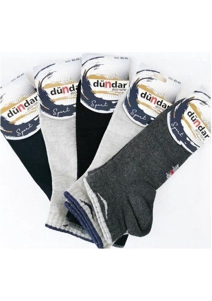 Erkek Ekonomik Likralı Patik Çorap 0102 - 12 Adet