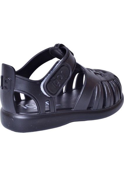 S10271 Tobby Solid Siyah Çocuk Sandalet fırsatları