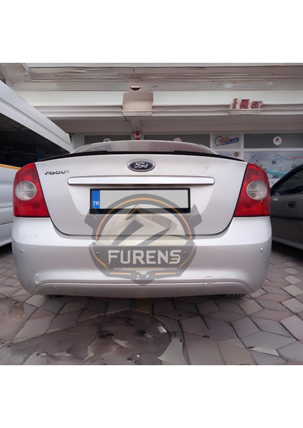 Ford Focus 2-2,5 Bagaj Üstü Slim Yarasa Spoiler Piano Black Parlak Siyah 2006-2011 modelleri