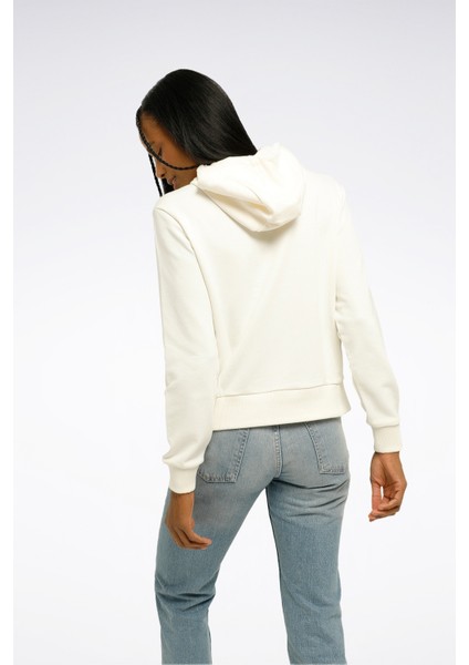 Rı Sl French Terry Hoodıe Ekru Kadın Sweatshirt fiyatları