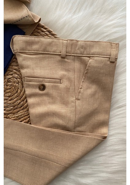 Turuncu Gardrop Premium Camel Ceketli Takım Elbise indirimleri
