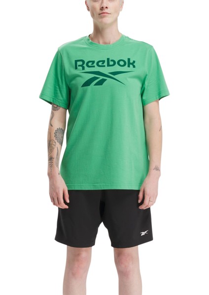 Identıty Bıg Logo Yeşil Erkek Kısa Kol T-Shirt