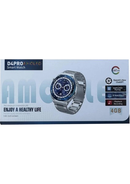 Watch D4 Pro Amoled 4 GB fırsatları