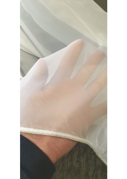 Düz Vual Tül Salon ve Tüm Odalar Için Kırışmaz 1x3 Sık Pileli Tül Perde fiyatları