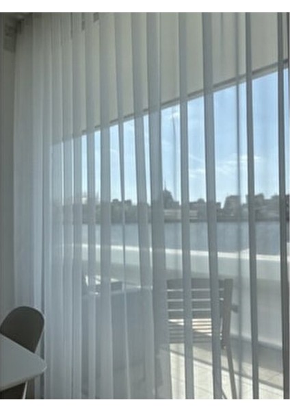 Düz Vual Tül Salon ve Tüm Odalar Için Kırışmaz 1x3 Sık Pileli Tül Perde indirimleri