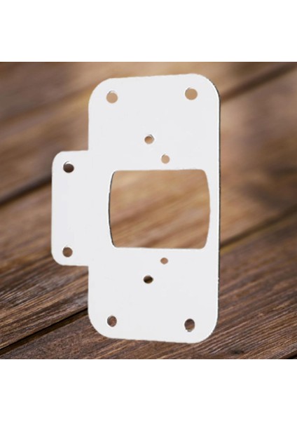 Dolap Kapak Taş Menteşe Tamir Sacı Pratik Onarım Kiti Beyaz Metal Yuva Tablası 6.5 x 9 cm