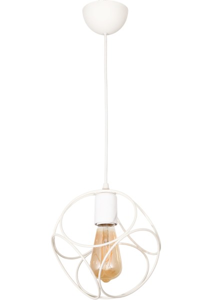 61-70 cm Selanik Tekli Beyaz Beyaz 70 x 16 E27 Metal Modern 1 fiyatları