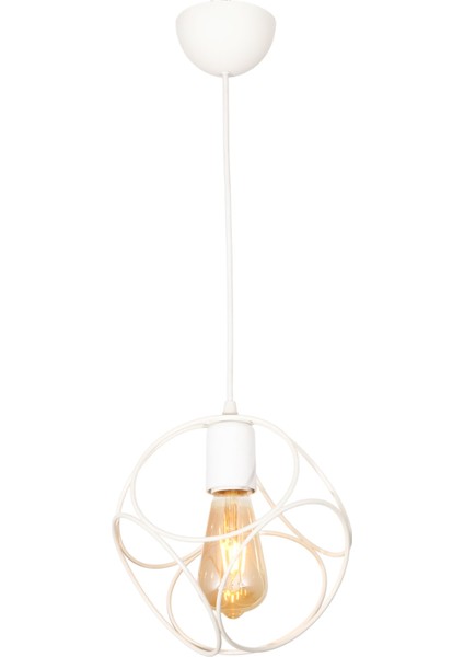 61-70 cm Selanik Tekli Beyaz Beyaz 70 x 16 E27 Metal Modern 1 modelleri