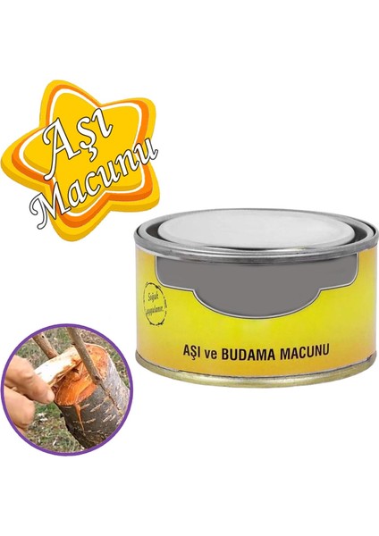 Aşı Macunu Soğuk Uygulanan Budama Macunu Metal Kutuda 250 gr