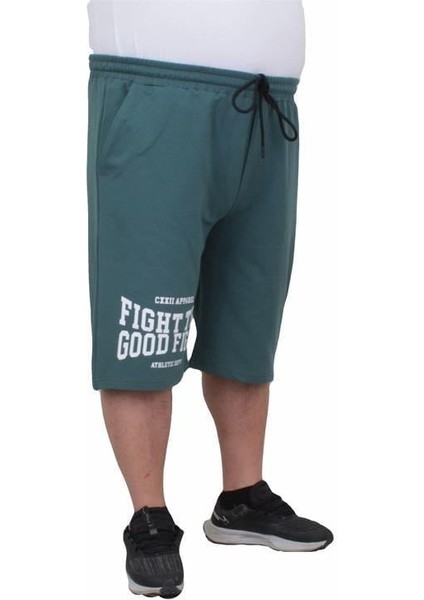 Erkek Büyük Beden Penye Şort Good Fight 24632 Cagla fiyatları