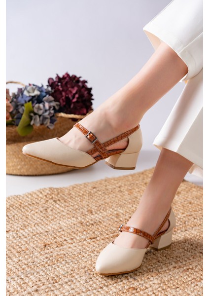 Kahve Topuk Boyu 35 Cm Kadın Topuklu Ayakkabı fiyatları