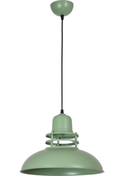 1 Fener Modern Tasarım Sıvama Sarkıt Metal Yeşil Sarkıt Renk Cafe - Mutfak Tekli Avize Metal Modern