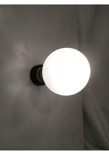 E27 Koridor Banyo Mutfak Tavan Aydınlatama Beyaz Cam Metal Mutfak Siyah 1 modelleri