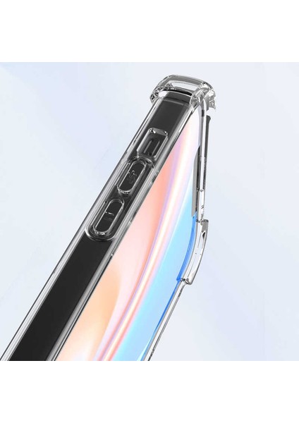 Apple iPhone 15 Pro Max Kılıf Anti Şok Köşe Korumalı Şeffaf Silikon