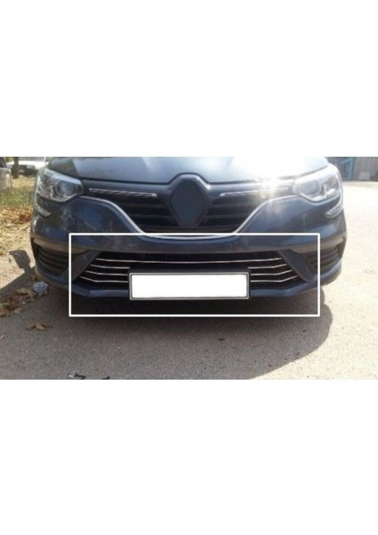 Megane 4 Krom Ön Tampon Çıtası 7 Parça 2016 - 2020