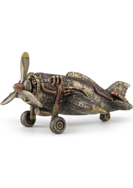 Wıse Veronese Serisi-Wise Karışık-Wıse Steampunk Uçak-13,5*18*7 CM– Dekoratif Obje ve Koleksiyonluk Model