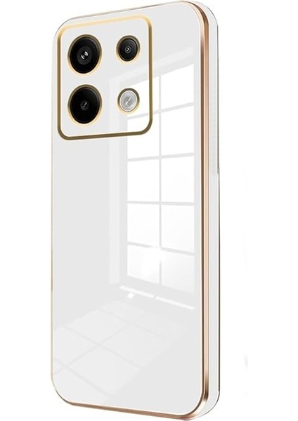 Xiaomi Poco M6 Pro 4g Kılıf Parlak Kenar Bark Silikon