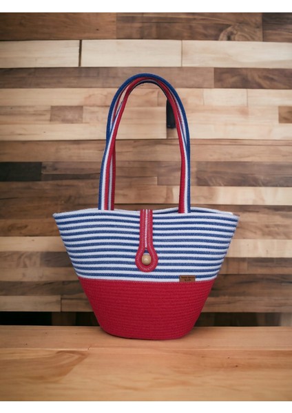 Hasır Çanta Omuz Çantası Plaj Çantası El Emeği Handmade Tasarım Tarz Yaz MODA-30CMX40-42CM fiyatları