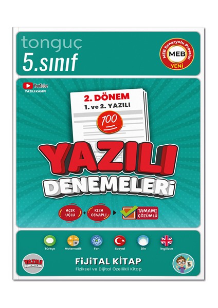 Akademi 5. Sınıf 2. Dönem 1 ve 2. Yazılı Denemeleri