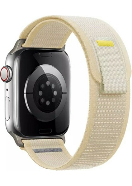 42 mm / 44MM / 45MM/ 49 mm (Seriler /se/ultra ile ) Trail Cırtlı Bant Kordon Pudra