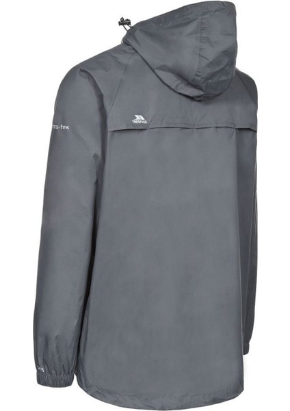 Tekno Trust Dokuma Qıkpac Jacket - Unısex Packaway Jkt TP75 Gri Yağmurluk Gri Regular Standart