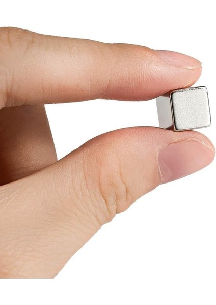 Çok Güçlü Neodyum Küp Mıknatıs 10X10X10 mm (1 Adet)